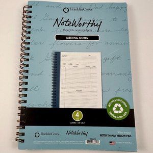 Franklin Covey Note Worthy Meeting Notes Unused